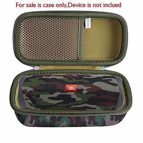 Hermitshell Hard Travel Case Fits JBL FLIP 5 / JBL FLIP 6 / JBL Flip 7 Waterproof Portable Bluetooth Speaker (Camouflage) - color: Camouflage