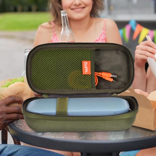 Hard EVA Case Compatible with Bose SoundLink Flex 2nd Gen/Bose SoundLink Flex Bluetooth Speaker, Waterproof, Shockproof and Dustproof Carrying Travel Speaker Case - Cypress Green - color: Cypress Green