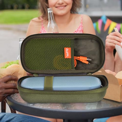 Hard EVA Case Compatible with Bose SoundLink Flex 2nd Gen/Bose SoundLink Flex Bluetooth Speaker, Waterproof, Shockproof and Dustproof Carrying Travel Speaker Case - Cypress Green - color: Cypress Green
