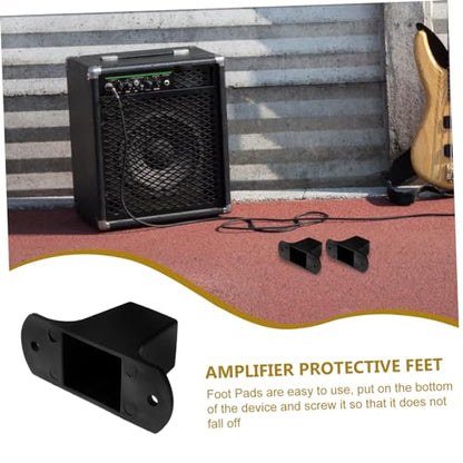 8sets Speaker Box Feet Pads Bass Amp Isolation Pads for Studio Monitor Amplifier Feet