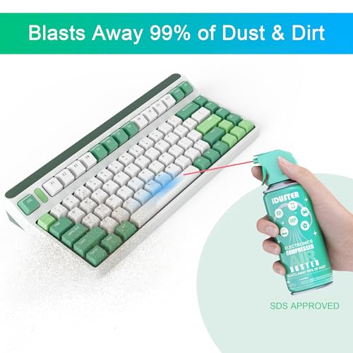 Canned Air Duster Spray for Computers - 3.5oz Keyboard Cleaner, 2PCS - size: 3.5oz 2PCS