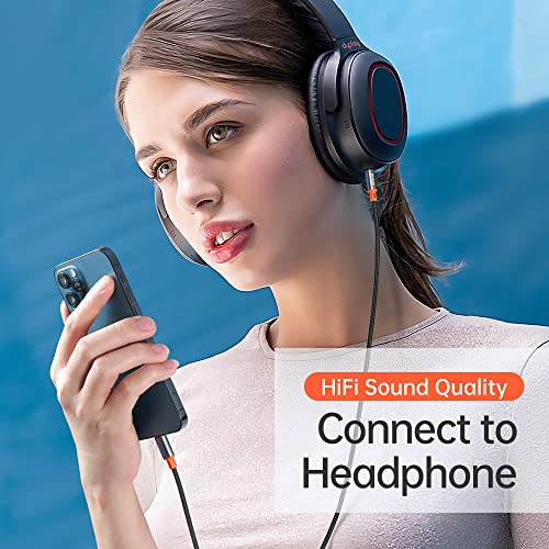 mcdodo AUX Cord Cable for iPhone Lightning to 3.5 mm Audio Cable for Car/Headphone/Speaker Compatible with iPhone 14 13 12 11 Pro Max Mini XR XS 8 iPad iPod