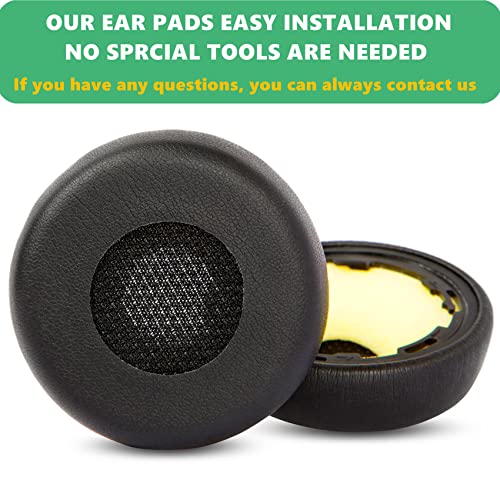 HSC040W Ear Pads Replacement for Jabra Evolve 75/75+ /75 UC /75 MS Headset | Ear Cushions with High-Density Protein Leather Mic Foam Kit Earpads(Do Not Fit Jabra Evolve2 75)