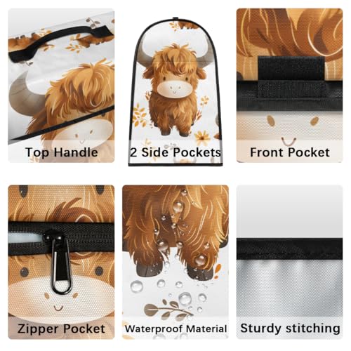 Kitchen Aid Mixer Cover Compatible with 6-8 Quarts, Cover for Ktchen Aid Stand Mixer, Kitchen Aid Dust Cover for Mixers, Kitchen Aid Bowl Lift Mixer Appliance Covers Highland cow - color: Highland cow