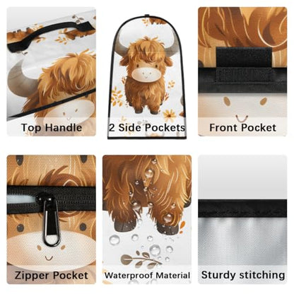 Kitchen Aid Mixer Cover Compatible with 6-8 Quarts, Cover for Ktchen Aid Stand Mixer, Kitchen Aid Dust Cover for Mixers, Kitchen Aid Bowl Lift Mixer Appliance Covers Highland cow - color: Highland cow