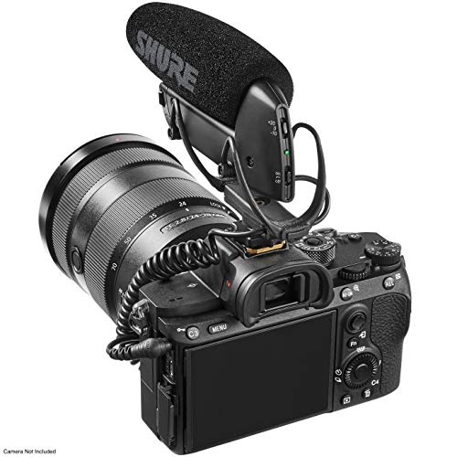 Shure VP83 LensHopper Camera-Mounted Condenser Shotgun Microphone for use with DSLR Cameras and HD Camcorders - Capture Detailed, High Definition Audio with Full Low-end Response - style: Standard