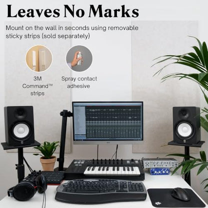 Acoustic Panel, Large, 46" x 23", Mid Grey - color: Mid Grey, size: 1 Panel