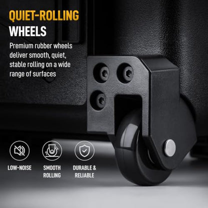 Lykus HC-4920 Hard Case with Wheels and Foam, Inner Size 18.5*13.78*7.28in | IP67 Waterproof, Pluckable Foam, Suitable for Cameras, Lenses, Electronic Equipment and More - size: HC-4920: 21.85x17.52x10.24 inch