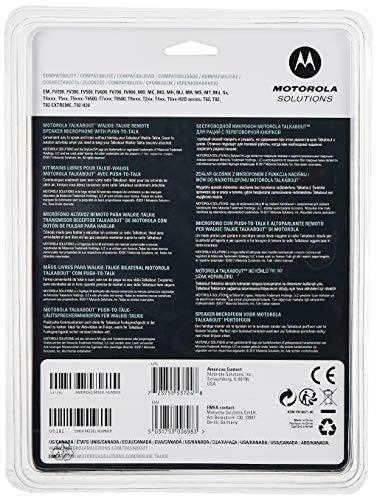 Motorola 53724 Remote Speaker Microphone (Black) (Pack of 2) - size: 1 Count (Pack of 2)