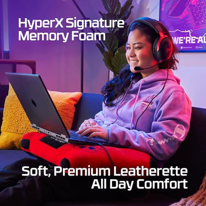 HyperX Cloud III – Wired Gaming Headset, PC, PS5, Xbox Series X|S, Angled 53mm Drivers, Spatial Audio, Memory Foam, Durable Frame, Ultra-Clear 10mm Mic, USB-C, USB-A, 3.5mm – Black/Red - color: Black/Red, size: Regular, style: Wired