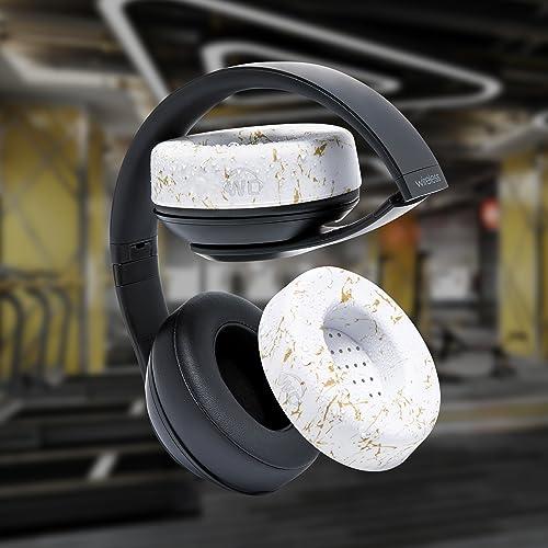 WC SweatZ Studio - Patented Covers for Beats Studio 3 (A1914) & 2 (B0500) | Made by Wicked Cushions | Made with Premium Silicone | Also fits B0501 | Gold Marble - color: Gold Marble