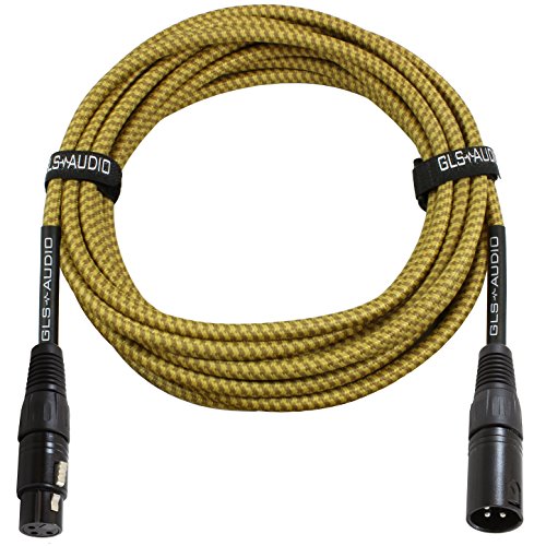 GLS Audio Mic Cable Patch Cord - 25 ft, 1 Pack Male to Female XLR Cable - size: 25 ft.