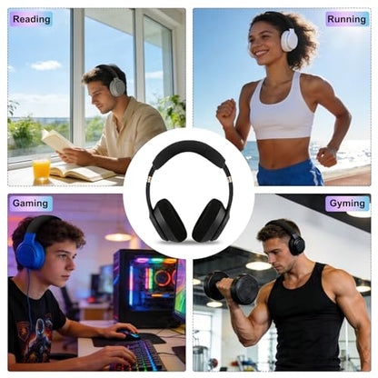 4 Pcs Replacement Headphone Headband Cover Fit 2.2 Inch,Black - size: 2.2"