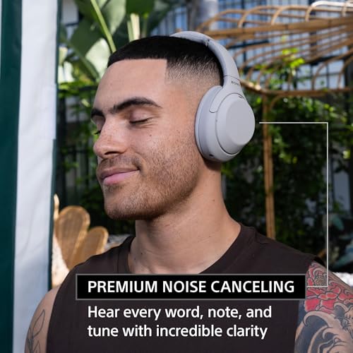 Sony WH-1000XM4 Wireless Premium Noise Canceling Overhead Headphones with Mic for Phone-Call and Alexa Voice Control, Midnight Blue WH1000XM4 | Mic for Phone-Call, Alexa Voice Control - color: Midnight Blue