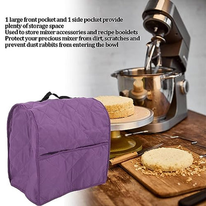 Kitchen Mixer Dust Carry Bag, Anti Dirt Anti Scratches Mixer Dust Cover Kitchen Food Stand Mixer Dust Organizer Cover (Violet) - color: Violet