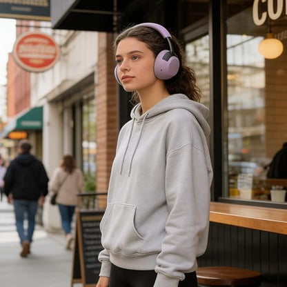 Adhiper XM6 Sweat Covers Accessories for Sony WH-1000XM6 - Rose Gray | Soft Silicone Case, 2-in-1 Headphone Cover with Earpad Covers & Headband Cover, Sweatproof & Easy to Clean & Secure Fit - color: Rose Gray