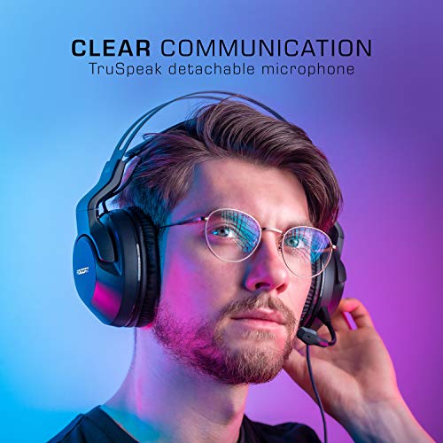 ROCCAT Elo 7.1 USB PC Gaming Headset, Surround Sound with AIMO RGB Lighting, Wired Computer Headphones, Detachable Noise Cancelling Microphone, Lightweight, 50mm Drivers, Black