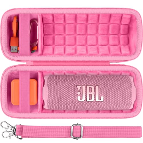 Hard Case for JBL Flip 7 Portable Wireless Bluetooth Speaker - color: Pink Case