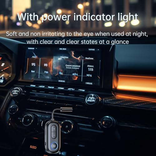 Bluetooth 5.3 Transmitter Receiver for Airplane Wireless Bluetooth Adapter 2 in 1 Adapter Travel Essentials for Airplane TV Fitness Bike Home Stereo
