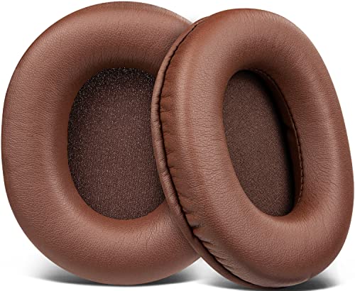 SOULWIT Earpads for ATH M50X Headphones - Coffee | for Audio Technica M50X/M40X/M30X/M20X/MSR7/SX1 Monitor Headphones - color: Coffee