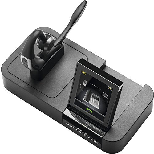 Jabra Motion Office MS Certified for Skype for Business Bluetooth Headset with Touch Screen Base for Desk Phone, VoIP Softphone, Mobile Phones and Tablets