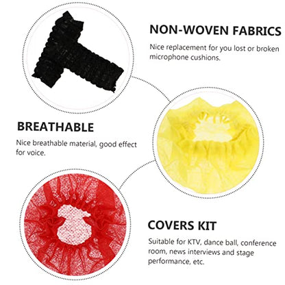 Microphone Protection Kit 200pcs Disposable Covers Windscreen Foam Isolation Shields
