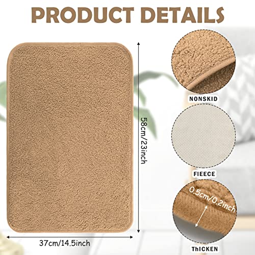 Frienda 2 Pieces Recliner Headrest Covers Sofa Headrest Protector for Recliner Chair Couch Furniture Non Slip for Living Room(Camel) - color: Camel