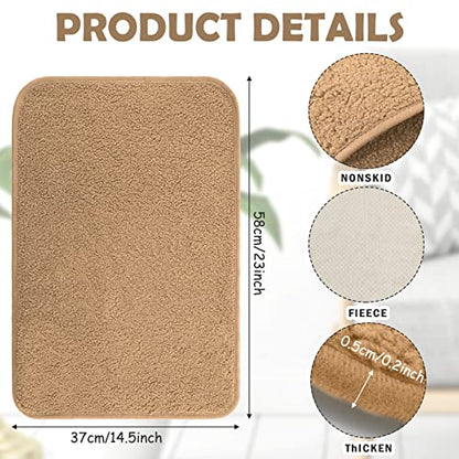 Frienda 2 Pieces Recliner Headrest Covers Sofa Headrest Protector for Recliner Chair Couch Furniture Non Slip for Living Room(Camel) - color: Camel