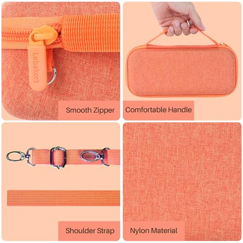Lebakort Hard Case Compatible with Bose New SoundLink Flex 2nd Gen/Bose SoundLink Flex Portable Speaker (Sunset Peach) - color: Sunset Peach