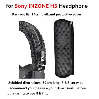 Headband Cover for Sony INZONE H5/H3 Headphone Replacement Headband Pad Protector Cover(Black)