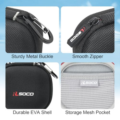 RLSOCO Carrying Case for JBL Endurance Peak 4 True Wireless Noise Cancelling Sport Earbuds (Case Only)