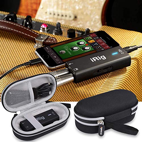 Aproca Hard Travel Storage Carrying Case for IK Multimedia iRig HD 2 digital guitar interface