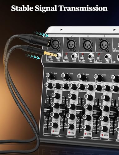 Balanced TRS to XLR Cable 3ft XLR Male to 1/4 TRS Male Stereo Audio Cable | Superbat Belden 1813A Shielded for Bass Guitar, Microphone, Speaker,Noise-Free Pro Audio 2-Pack - size: 3ft, style: 6.35mm TRS to XLR male