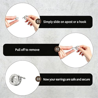 Nkwuire 6 Styles 600Pcs Silicone Earring Backs, Clear Soft Plastic Rubber Earring Backings Clutch Stoppers Replacement Kit for Studs Hoops Fish Hook Earrings - color: 6 styles-A