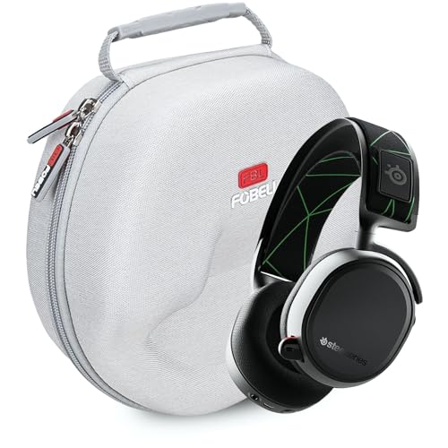 FBLFOBELI Hard Storage Case for SteelSeries Arctis 1 3 5 7 7X 7+ 7P+ 9 9X PRO PRO+ Prime/Arctis Nova pro 1 1P 1X 3 7 7X 7P/Pioneer DJ HDJ-X5/G733 Lightspeed Wireless Gaming Headset (Grey) - color: Grey