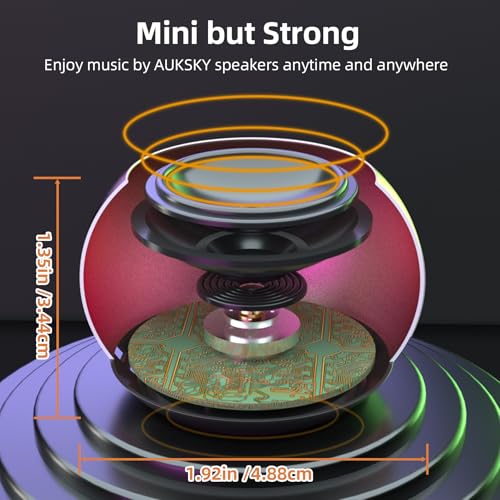 2Pack Portable Mini Speaker, Bluetooth Tiny Speaker,Wireless Micro Speaker for Phone/PC/Tablet, Rechargeable Battery, Built-in Microphone, Pink - color: Pink