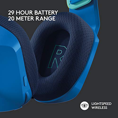 Logitech G733 Lightspeed Wireless Gaming Headset - Blue - color: Blue