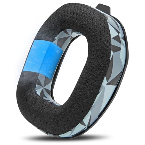 WC Mod Kit A50 - Earpads & Headband for Astro A50 Gen 4/5 / A50x | Made by Wicked Cushions | Cooling Gel Earpads and Matching Headband that offer Enhanced Comfort & Durability | Geo Grey - color: Geo Grey