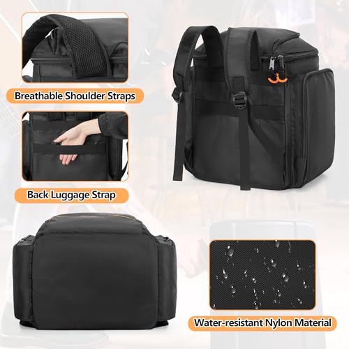 Backpack Compatible with Bose S1 Pro/S1 Pro+ All-in-One PA Speaker | Portable Bluetooth Speaker Carrying Bag, Shoulder Straps, Thick Padded Lining, Music Party & Performance