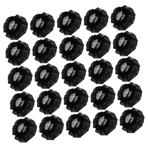 200pcs Professional Microphone Cover Disposable Windscreens for Xlr Gaming Ktv Singing Accessories - color: Black