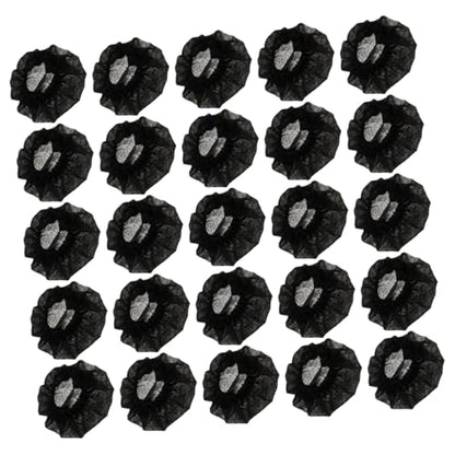 200pcs Professional Microphone Cover Disposable Windscreens for Xlr Gaming Ktv Singing Accessories - color: Black