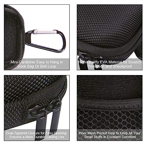 Durable MP3 Player Case, USB Flash Drive Case Bag Portable Storage Case - color: Black