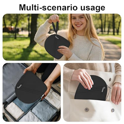 Headphone Headset Case Bag Compatible with JBL Tune 770NC, 720BT, 510BT, 520BT, 500BT | Soundcore by Anker Q20i, Q20, Q30, Q45 | Sony | BERIBES | TOZO | KVIDIO | JLab | Bose On-Ear Headphones - Black - color: 1.Black