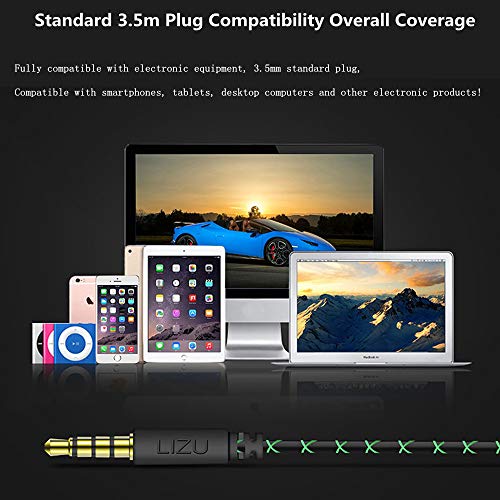 Clip Type Earphones，Portable Stereophone Headphones,with Microphone and Call Controller Stereo Earphones,Suitable for Compatible with 3.5mm iPhone, Android Mobile Phone Pink