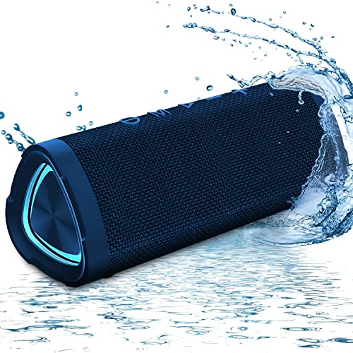Vanzon Bluetooth Speakers V40 Portable Wireless Speaker V5.0 with 24W Loud Stereo Sound, TWS, 24H Playtime & IPX7 Waterproof, Suitable for Travel, Home&Outdoors - Blue (HIJ) - color: Blue