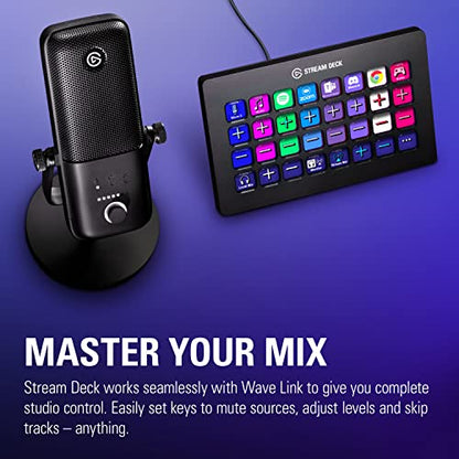 Elgato Wave:3 USB Condenser Microphone for Streaming - color: Black