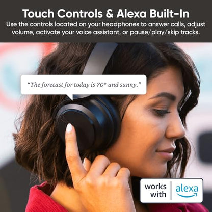 Wyze Lifestyle Noise Cancelling Wireless Over-Ear Headphones | Active Noise Cancelling, Alexa Built-in, HiFi Sound, Transparency Mode for Travel Home Office, Custom EQ via Wyze App