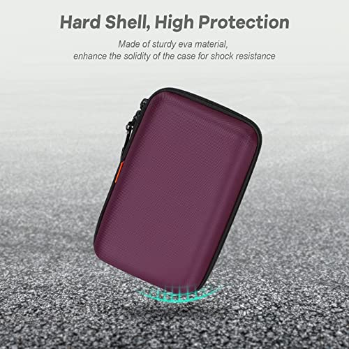 Deep Purple Carrying Case. GLCON Hard Storage Case - color: Deep Purple