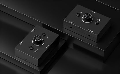 3.5mm Stereo Audio Switch Audio Switcher Passive Speaker Headphone Manual Selector Splitter Box Audio Sharing - size: 3.5mm Switch 2 Port