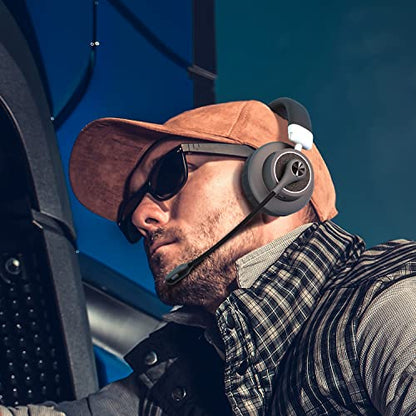 BT4500 Trucker Bluetooth Headset, Noise Cancelling Microphone | Bluetooth 5.0 Wireless Headset, Adjustable Headband Multi Device Pairing, 30 Hour Talk Time for Drivers, Work - color: BT4500